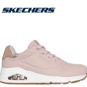 Skechers Women's Blush Pink Air-Cushion Sneakers
